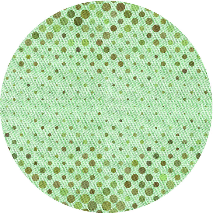 Square Patterned Mint Green Rug, pat755grn