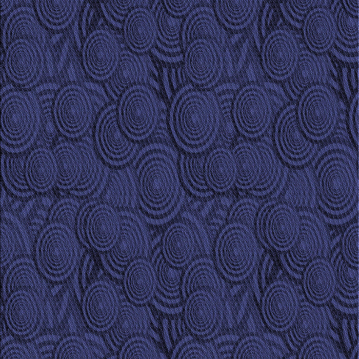 Patterned Night Blue Rug, pat756blu