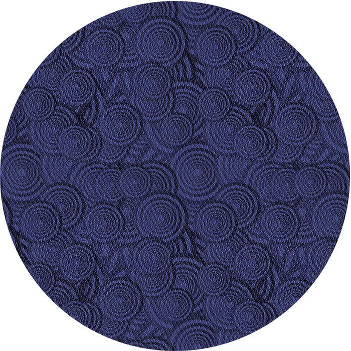 Square Machine Washable Transitional Night Blue Rug in a Living Room, wshpat756blu