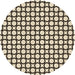 Square Patterned Vanilla Gold Rug, pat757brn