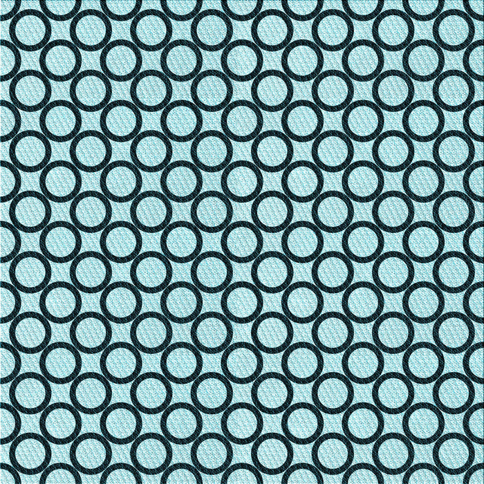 Round Machine Washable Transitional Medium Teal Green Rug, wshpat757lblu