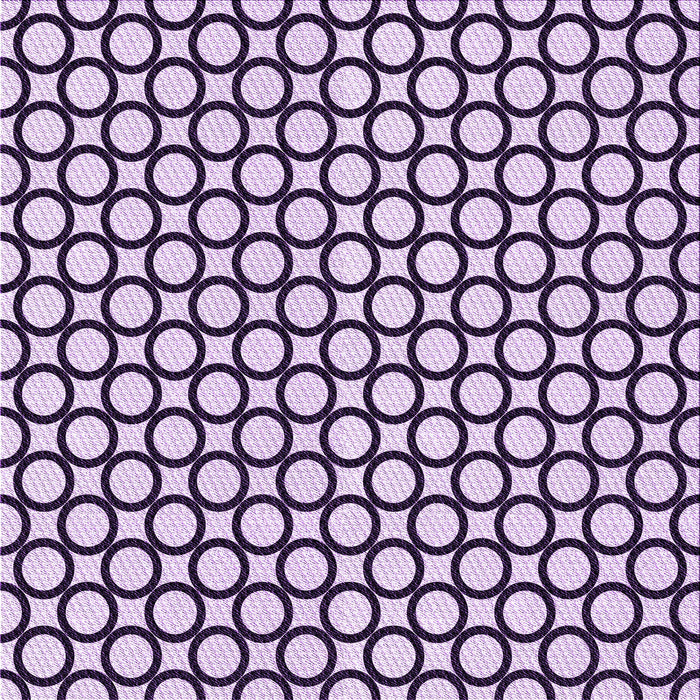 Round Machine Washable Transitional Blossom Pink Rug, wshpat757pur