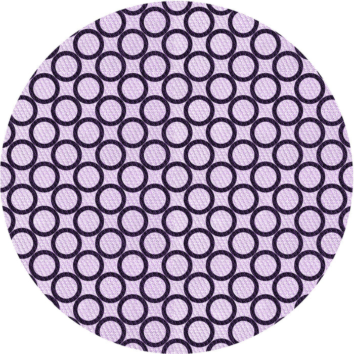 Square Patterned Blossom Pink Rug, pat757pur