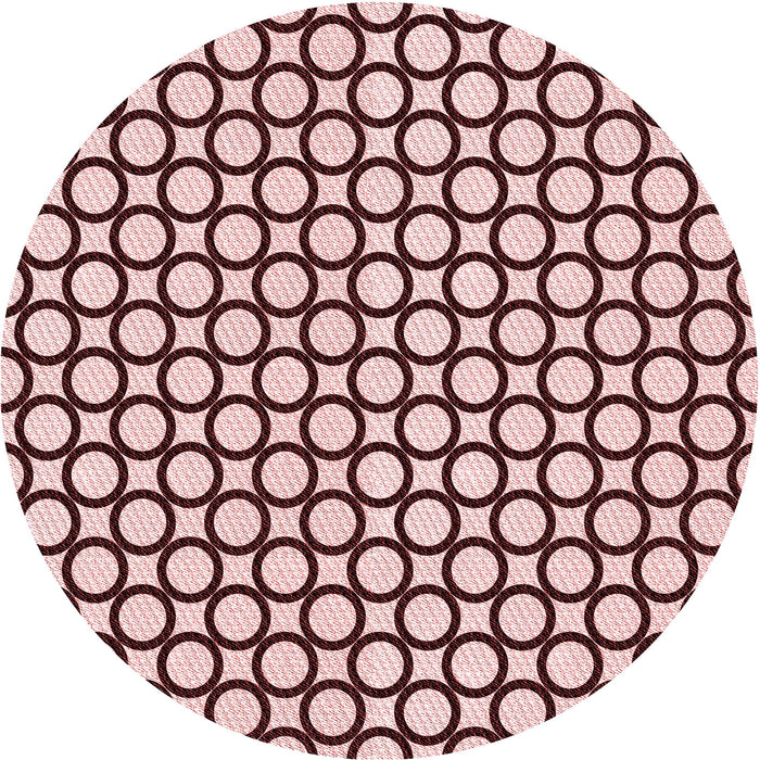 Square Machine Washable Transitional Pink Rug in a Living Room, wshpat757rd