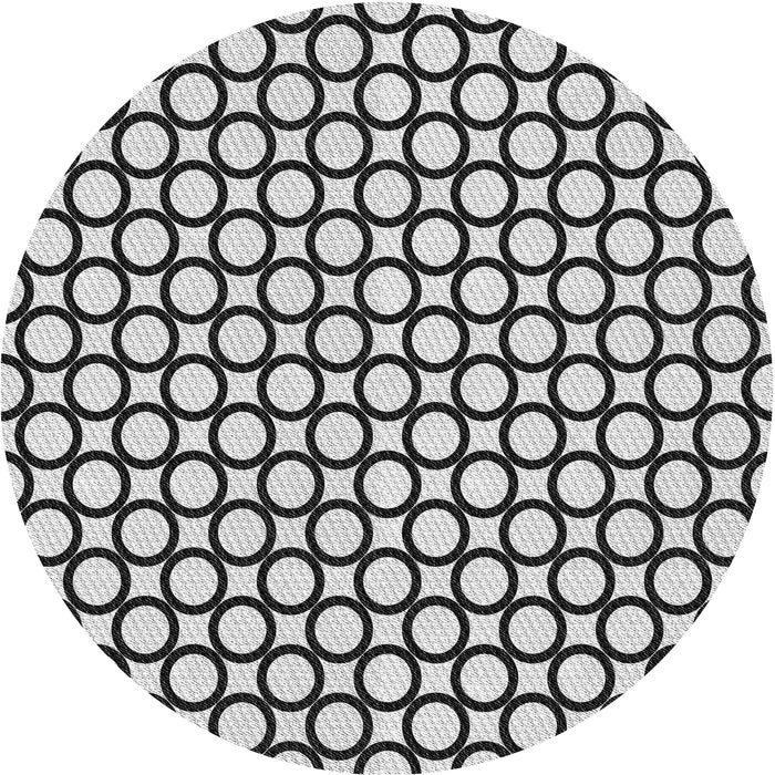 Square Machine Washable Transitional Platinum Gray Rug, wshpat757