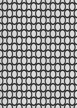Patterned Platinum Gray Novelty Rug, pat757