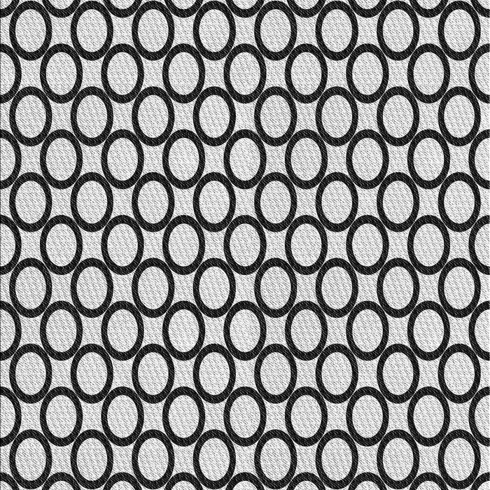 Patterned Platinum Gray Novelty Rug, pat757