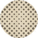 Square Patterned Moccasin Beige Rug, pat758brn