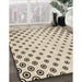 Patterned Moccasin Beige Rug in Family Room, pat758brn