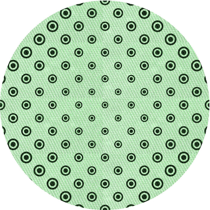 Square Patterned Mint Green Rug, pat758grn