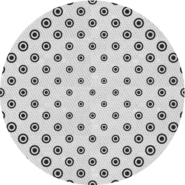 Square Patterned Gray Rug, pat758gry