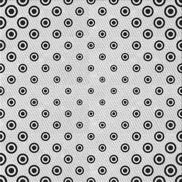 Round Machine Washable Transitional Gray Rug, wshpat758gry