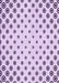 Patterned Purple Flower Purple Rug, pat758pur