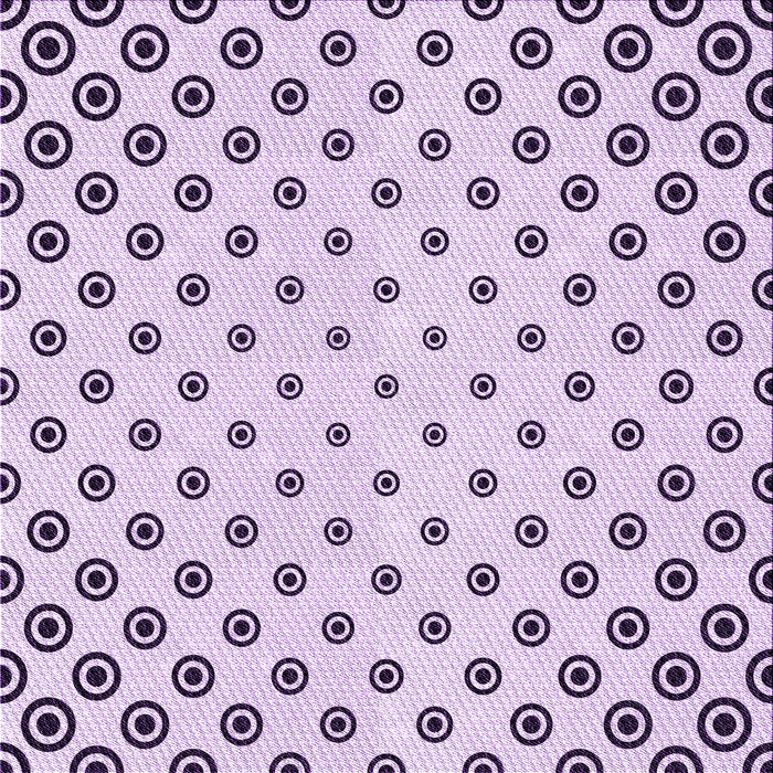 Round Patterned Purple Flower Purple Rug, pat758pur