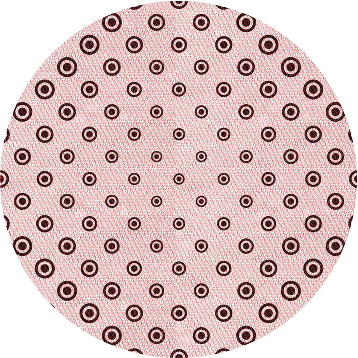 Square Patterned Red Rug, pat758rd