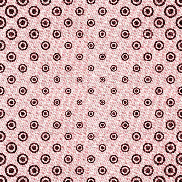 Round Patterned Red Rug, pat758rd