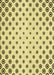 Machine Washable Transitional Sun Yellow Rug, wshpat758yw