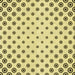 Round Patterned Sun Yellow Rug, pat758yw