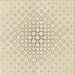 Round Patterned Moccasin Beige Rug, pat759brn