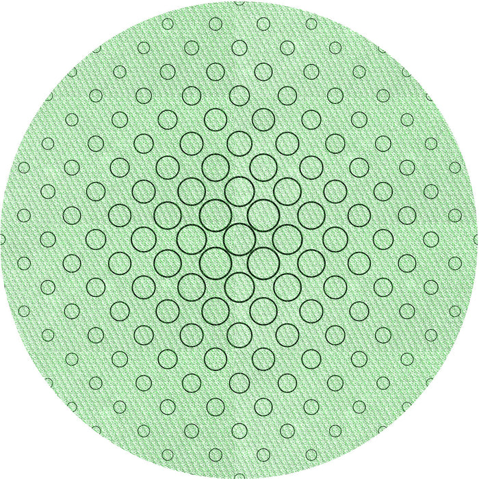 Square Patterned Mint Green Rug, pat759grn