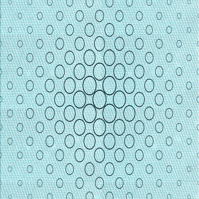 Patterned Electric Blue Rug, pat759lblu