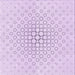 Round Patterned Bright Lilac Purple Rug, pat759pur