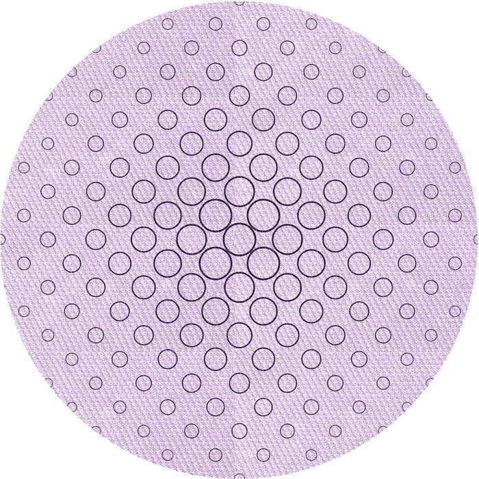 Square Patterned Bright Lilac Purple Rug, pat759pur