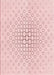 Patterned Light Coral Pink Rug, pat759rd