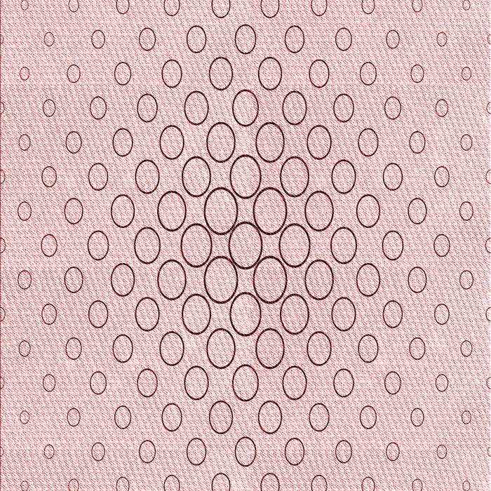 Machine Washable Transitional Light Coral Pink Rug, wshpat759rd