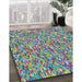 Machine Washable Transitional Blue Green Rug in a Family Room, wshpat75