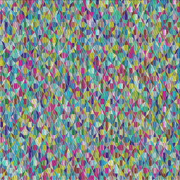 Square Patterned Blue Green Modern Rug, pat75