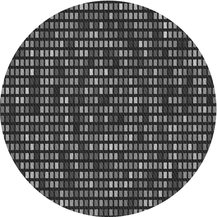 Square Patterned Gray Rug, pat76gry