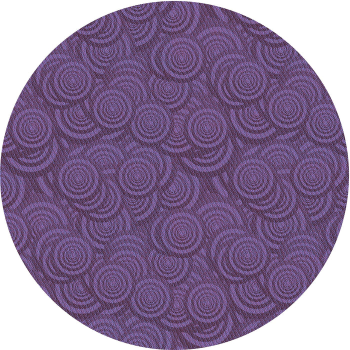 Square Patterned Purple Rug, pat760blu