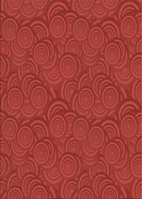 Machine Washable Transitional Red Rug, wshpat760brn