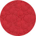 Square Patterned Red Rug, pat760rd