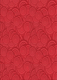 Machine Washable Transitional Red Rug, wshpat760rd