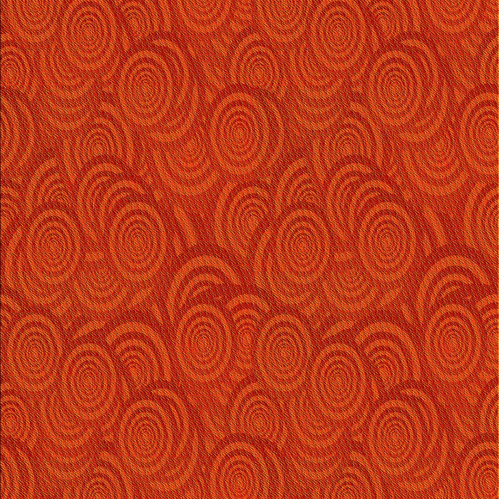 Patterned Scarlet Red Rug, pat760yw