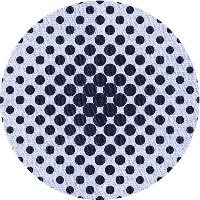 Square Patterned Pale Lilac Purple Rug, pat761blu