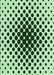 Machine Washable Transitional Mint Green Rug, wshpat761grn