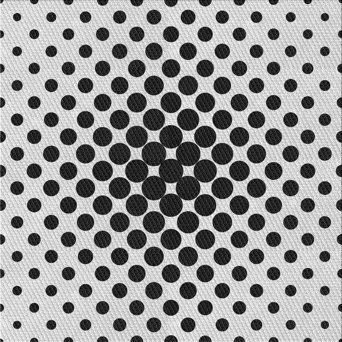 Round Patterned Platinum Gray Rug, pat761gry