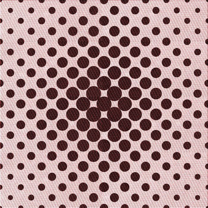 Round Patterned Brown Red Rug, pat761rd