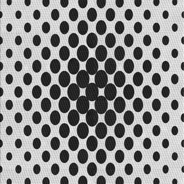 Patterned Light Black Novelty Rug, pat761