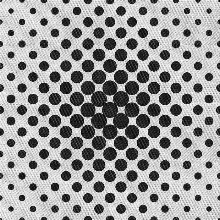 Square Patterned Light Black Novelty Rug, pat761