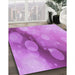 Machine Washable Transitional Violet Purple Rug in a Family Room, wshpat762pur