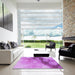 Machine Washable Transitional Violet Purple Rug in a Kitchen, wshpat762pur