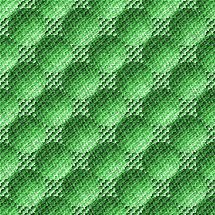 Round Patterned Green Rug, pat763grn