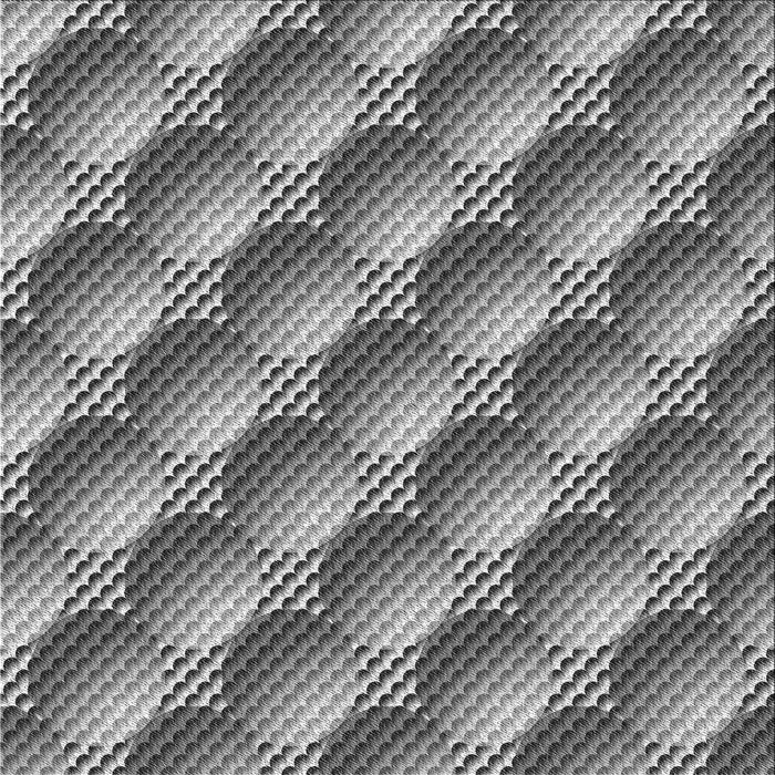 Round Patterned Cloud Gray Rug, pat763gry