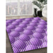 Machine Washable Transitional Violet Purple Rug in a Family Room, wshpat763pur