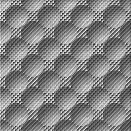 Square Patterned Silver Gray Novelty Rug, pat763