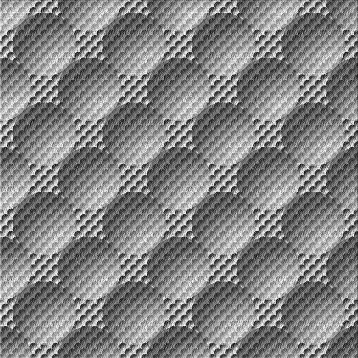 Square Patterned Silver Gray Novelty Rug, pat763